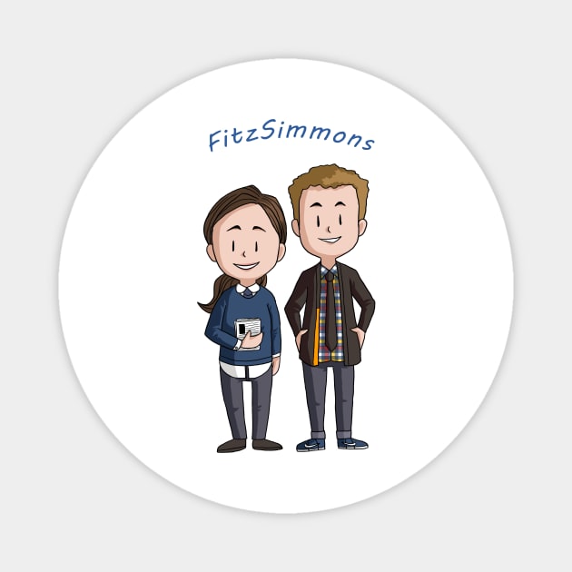 Fitzsimmons Chibis Magnet by eclecticmuse